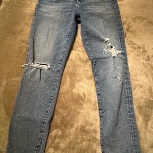 AGOLDE Sophie High Rise Skinny Crop Jeans Size 29